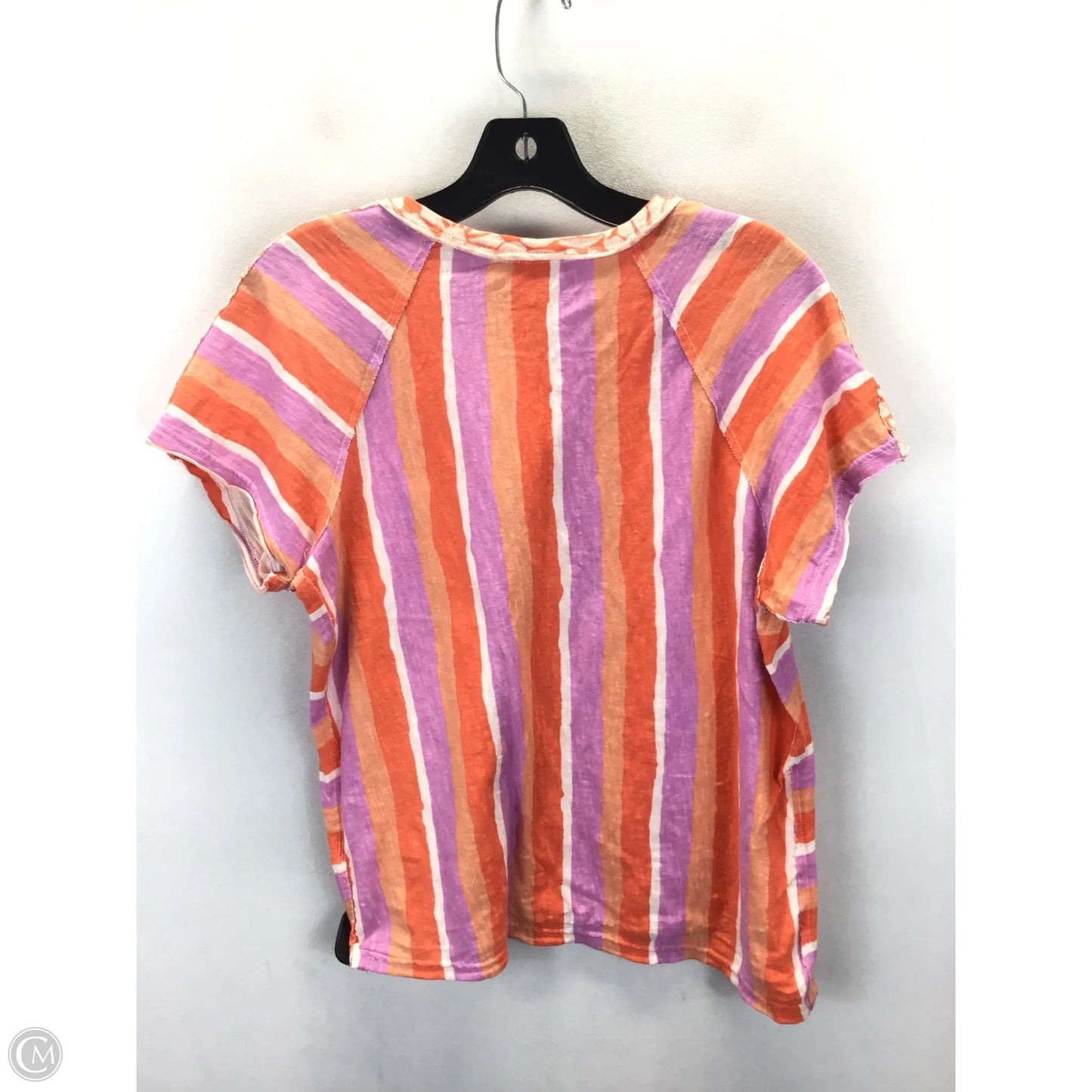 Top Short Sleeve By We The Free In Orange & Pink, Size: S