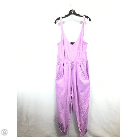 Jumpsuit By Clothes Mentor In Purple, Size: 4x