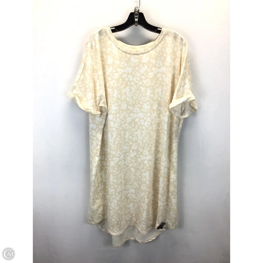 Dress Casual Midi By Wonderly In Beige, Size: 1x