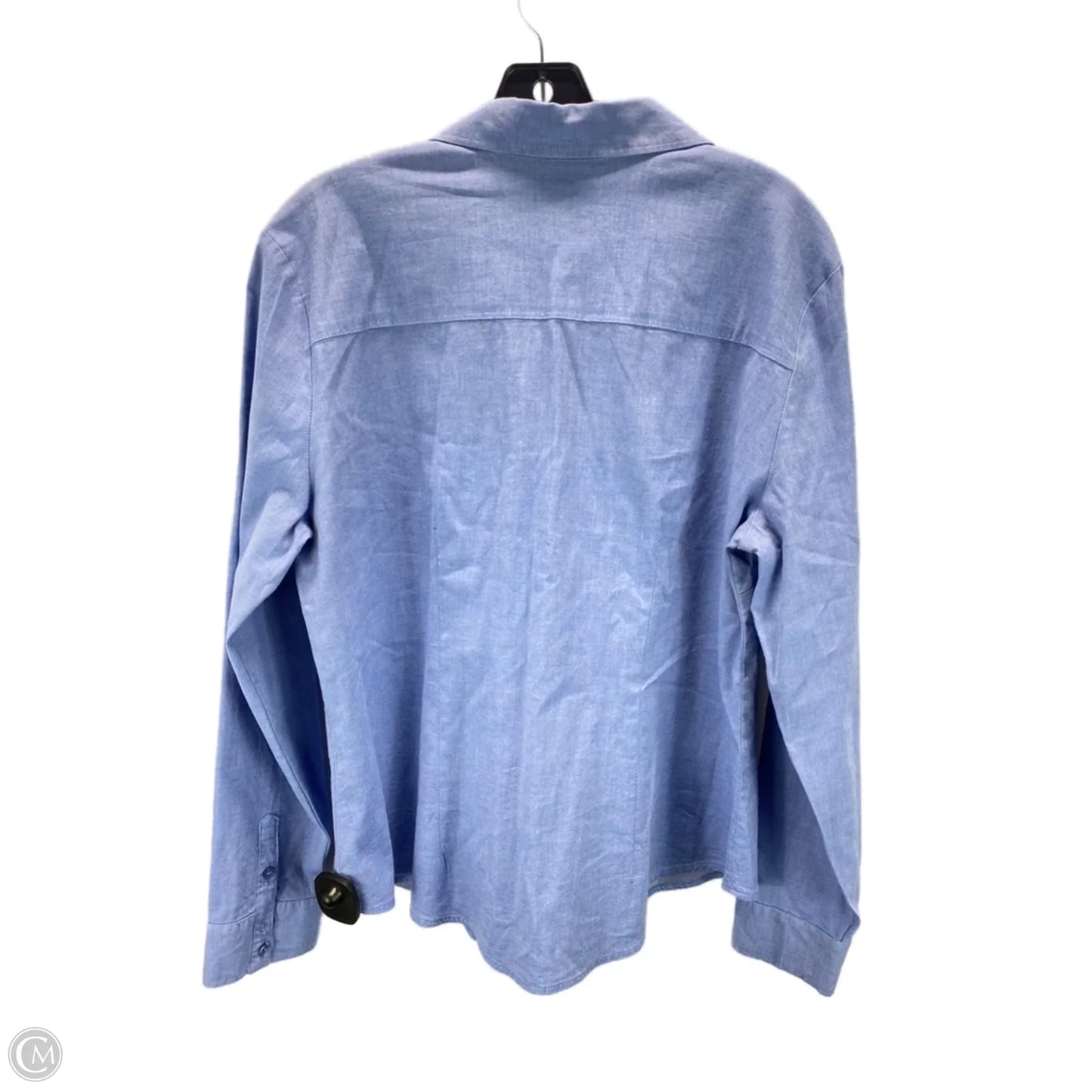 Top Long Sleeve By New York And Co In Blue, Size: Xl