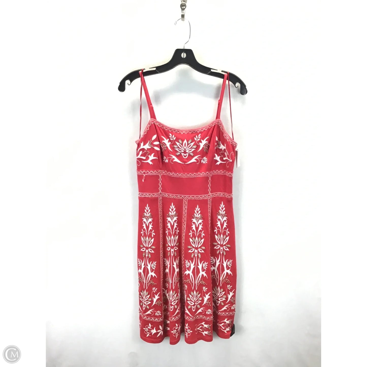 Dress Casual Midi By International Concepts In Red & White, Size: M