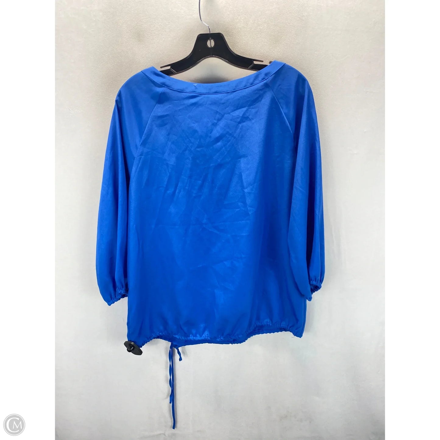 Top 3/4 Sleeve By New York And Co In Blue, Size: M
