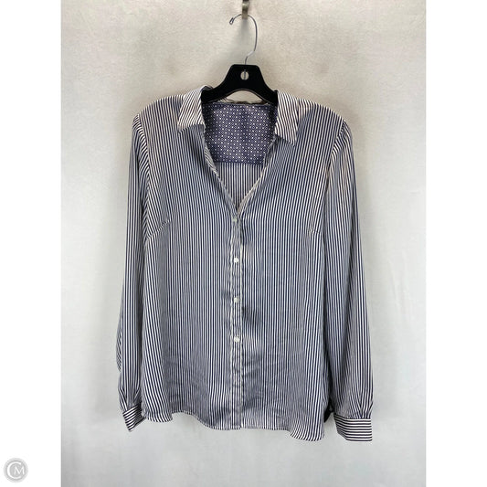 Top Long Sleeve By Clothes Mentor In Striped Pattern, Size: L