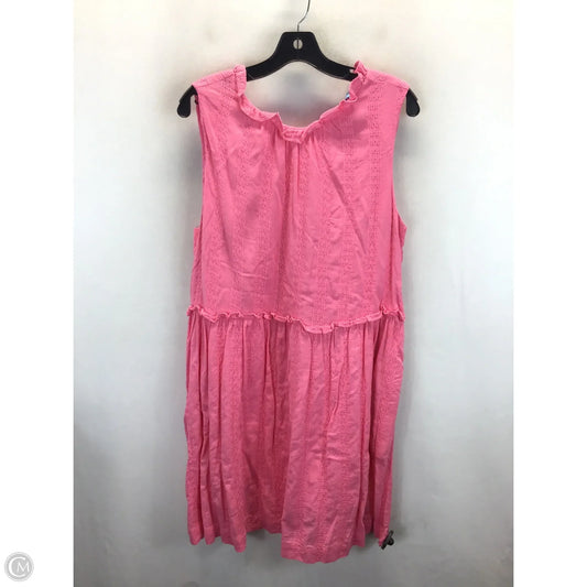 Dress Casual Midi By Draper James In Pink, Size: Xl
