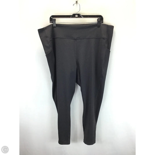 Athletic Leggings By Tek Gear In Black, Size: 3x