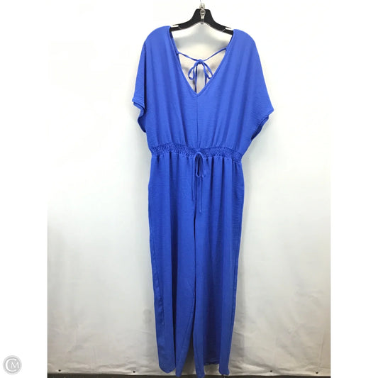 Jumpsuit By Mlle Gabrielle In Blue, Size: L