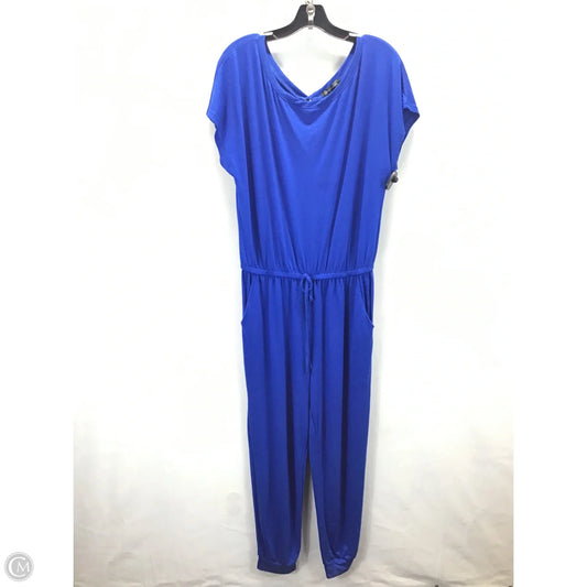 Jumpsuit By Clothes Mentor In Blue, Size: L