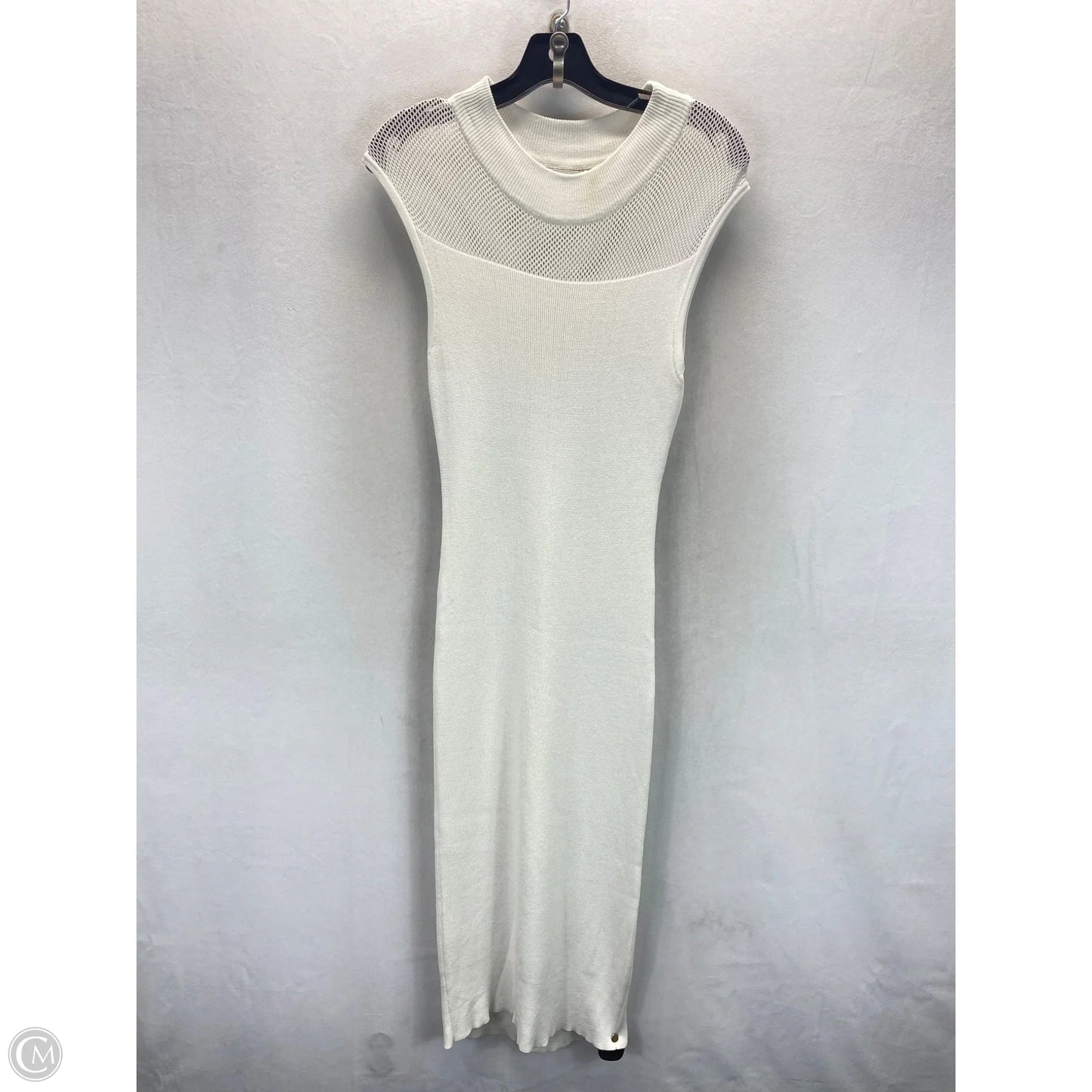 Dress Casual Midi By New York And Co In White, Size: S