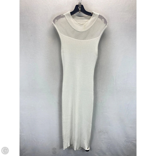 Dress Casual Midi By New York And Co In White, Size: S