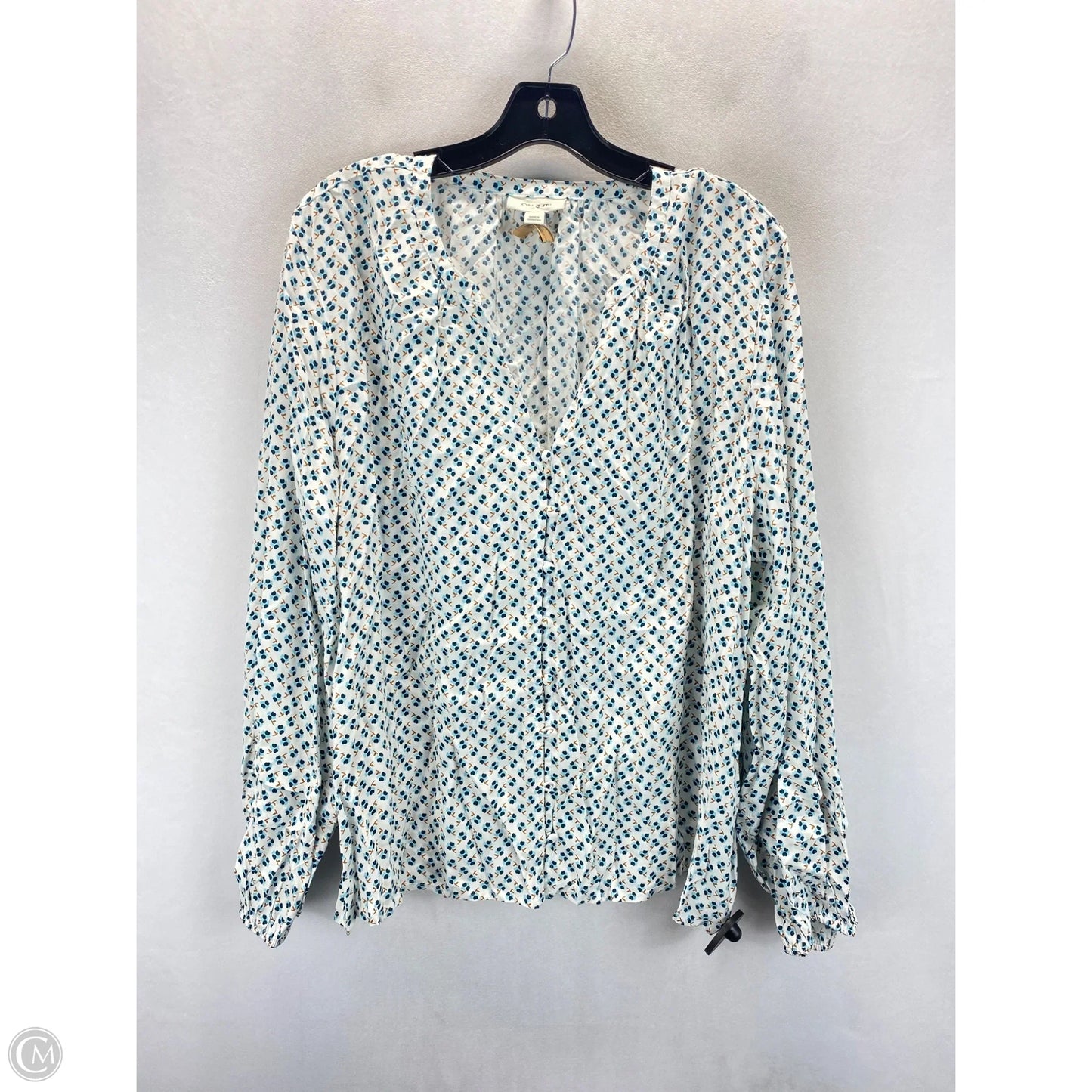 Top Long Sleeve By Clothes Mentor In Multi-colored, Size: Xxl