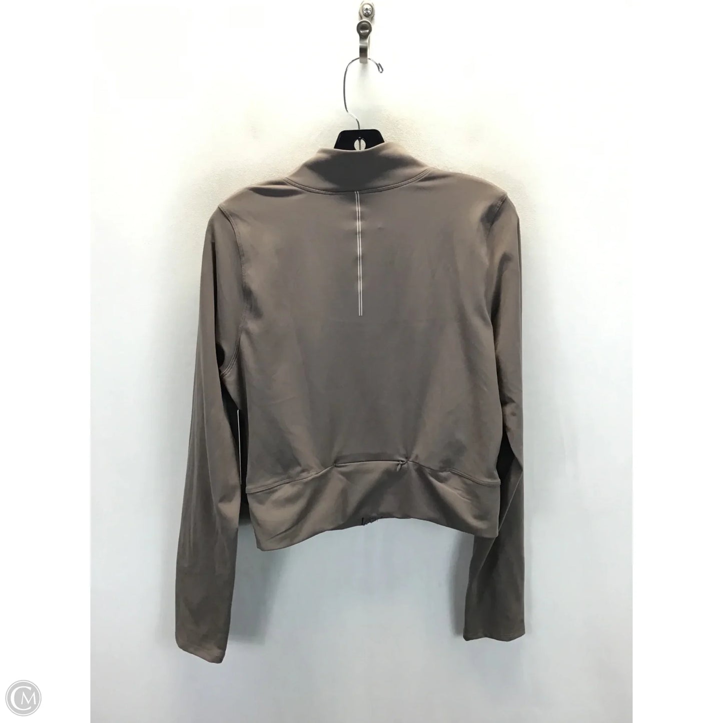 Athletic Jacket By 90 Degrees By Reflex In Taupe, Size: Xl