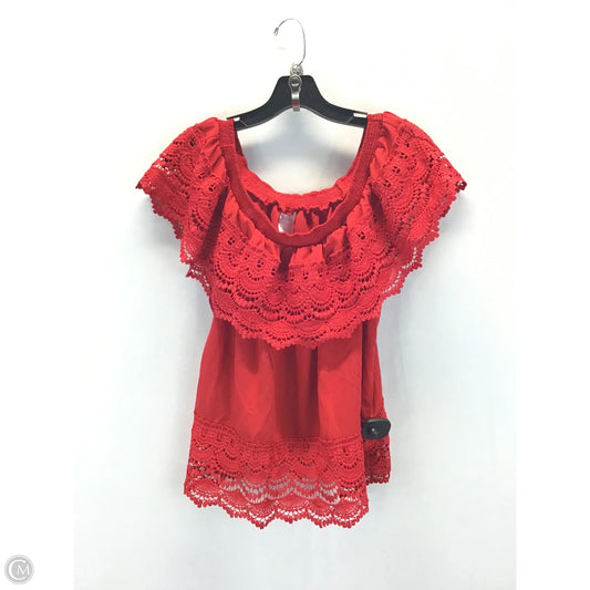Top Sleeveless By No Boundaries In Red, Size: Xxl