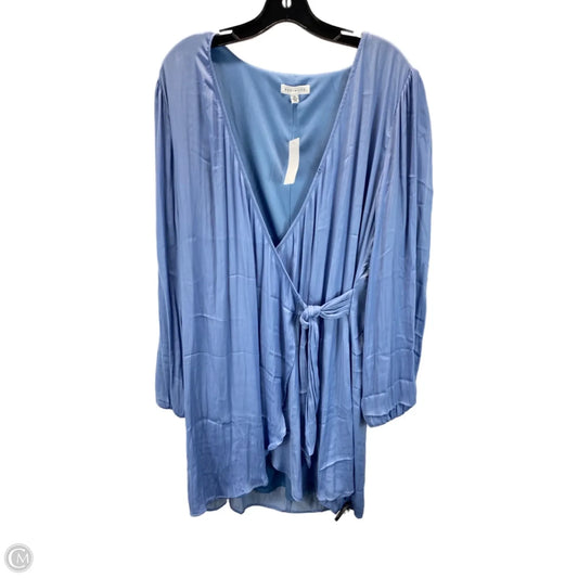 Dress Casual Midi By Socialite In Blue, Size: Xl