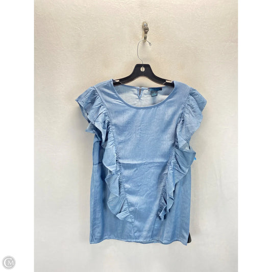 Top Sleeveless By Clothes Mentor In Blue, Size: M