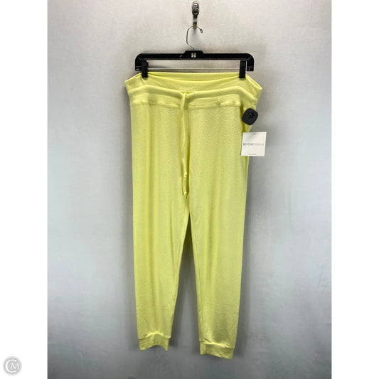 Athletic Pants By Beyond Yoga In Yellow, Size: L