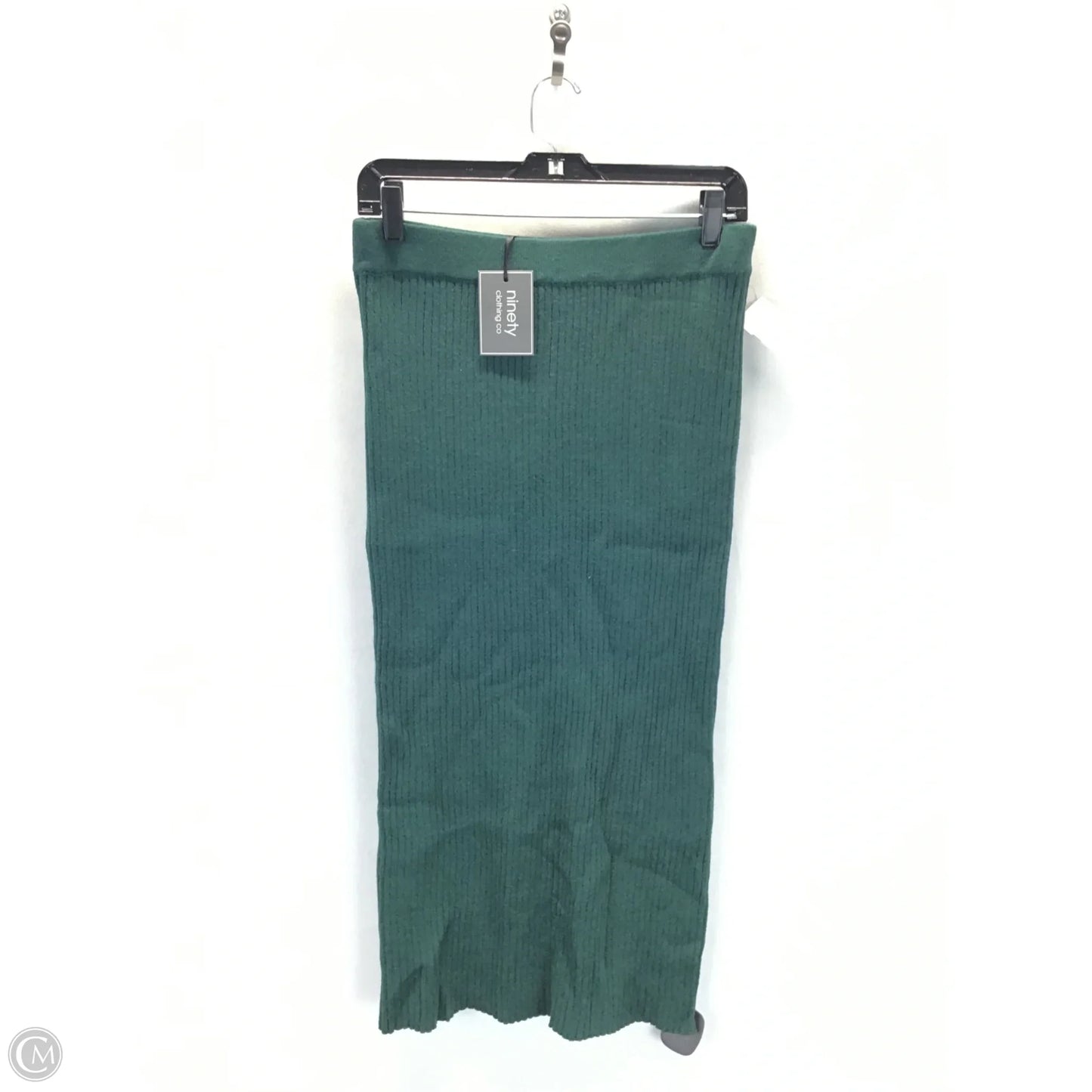 Skirt Midi By Ninety Woman In Green, Size: M