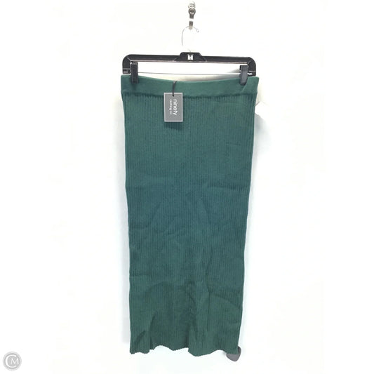 Skirt Midi By Ninety Woman In Green, Size: M