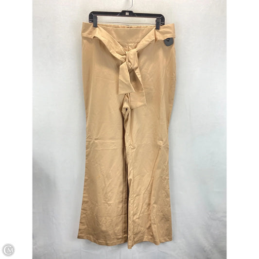 Pants Dress By Fashion To Figure In Tan, Size: Xl