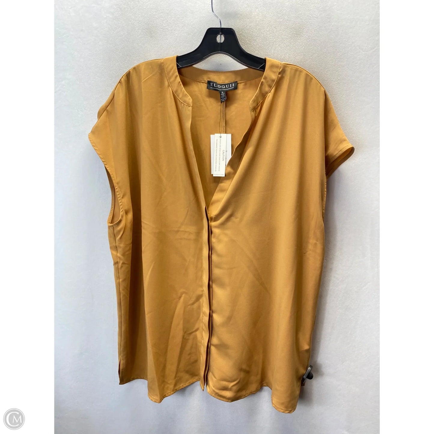 Top Sleeveless By Eloquii In Orange, Size: 16