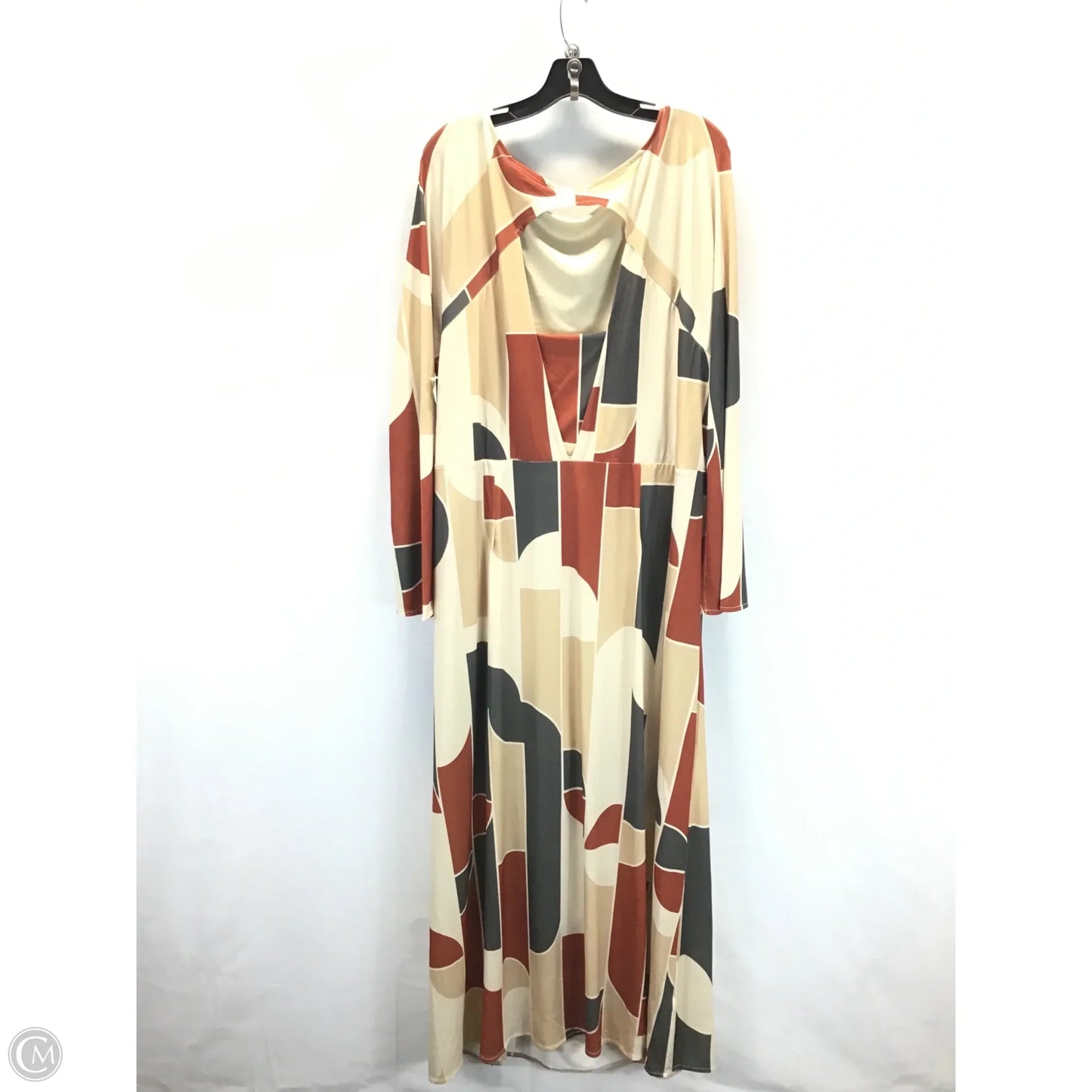 Dress Casual Midi By Eloquii In Multi-colored, Size: 18