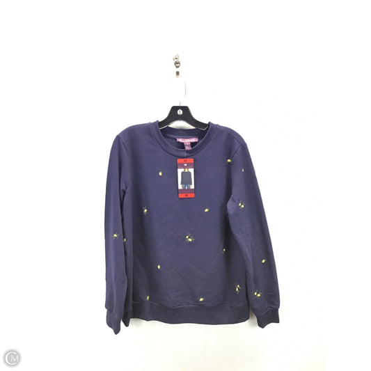 Top Long Sleeve By Gloria Vanderbilt In Blue, Size: M