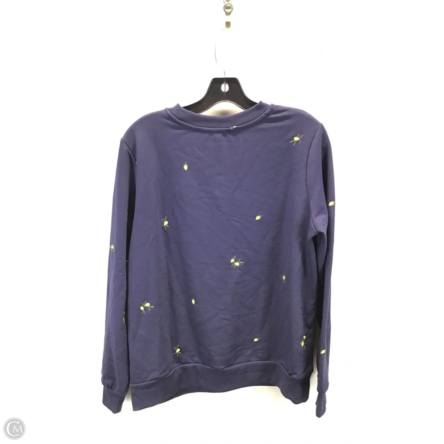 Top Long Sleeve By Gloria Vanderbilt In Blue, Size: M