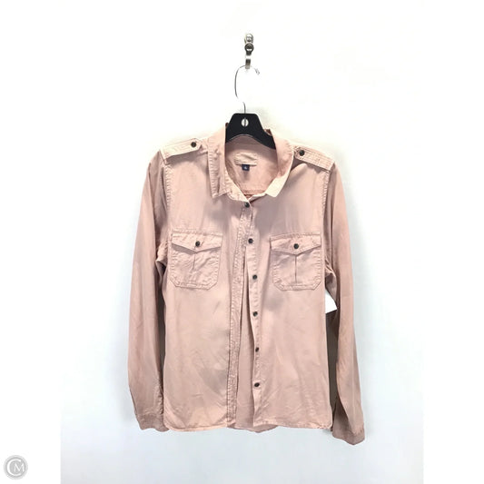 Top Long Sleeve By Universal Thread In Pink, Size: M