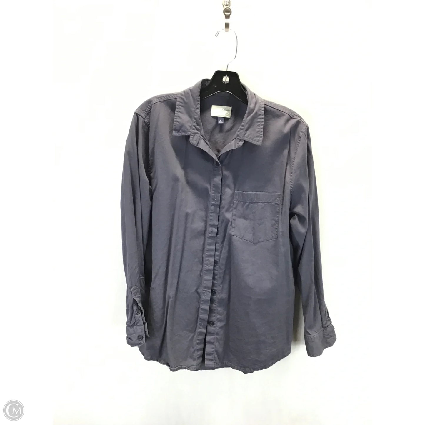 Top Long Sleeve By Universal Thread In Blue, Size: M