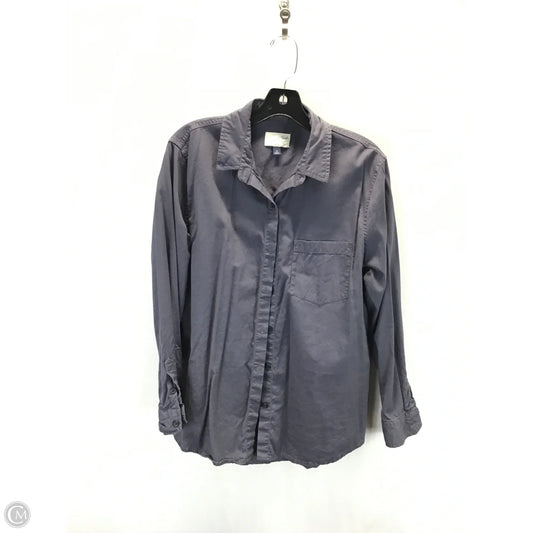 Top Long Sleeve By Universal Thread In Blue, Size: M