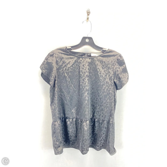 Top Sleeveless By Loft In Black, Size: S