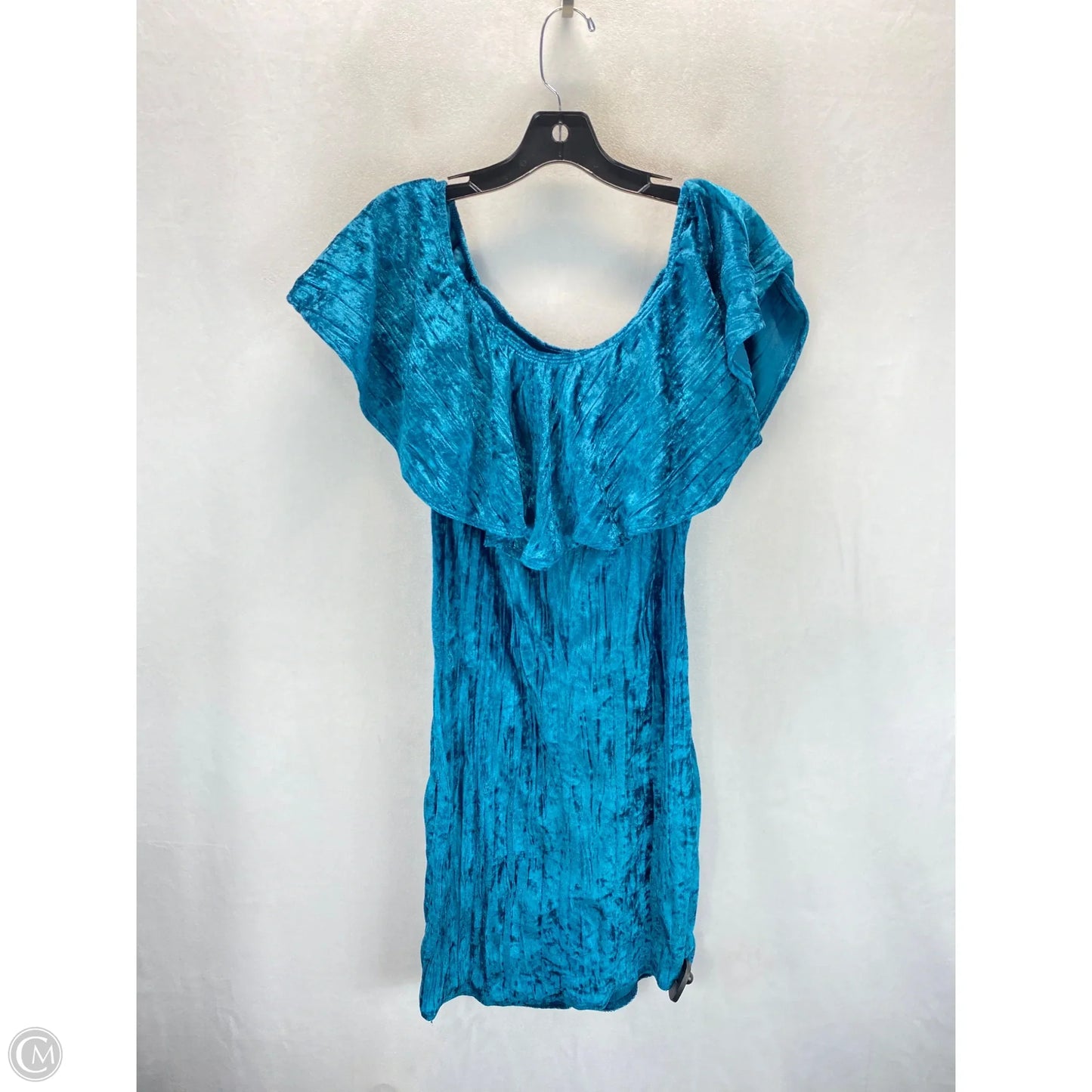 Dress Casual Midi By Clothes Mentor In Teal, Size: 1x