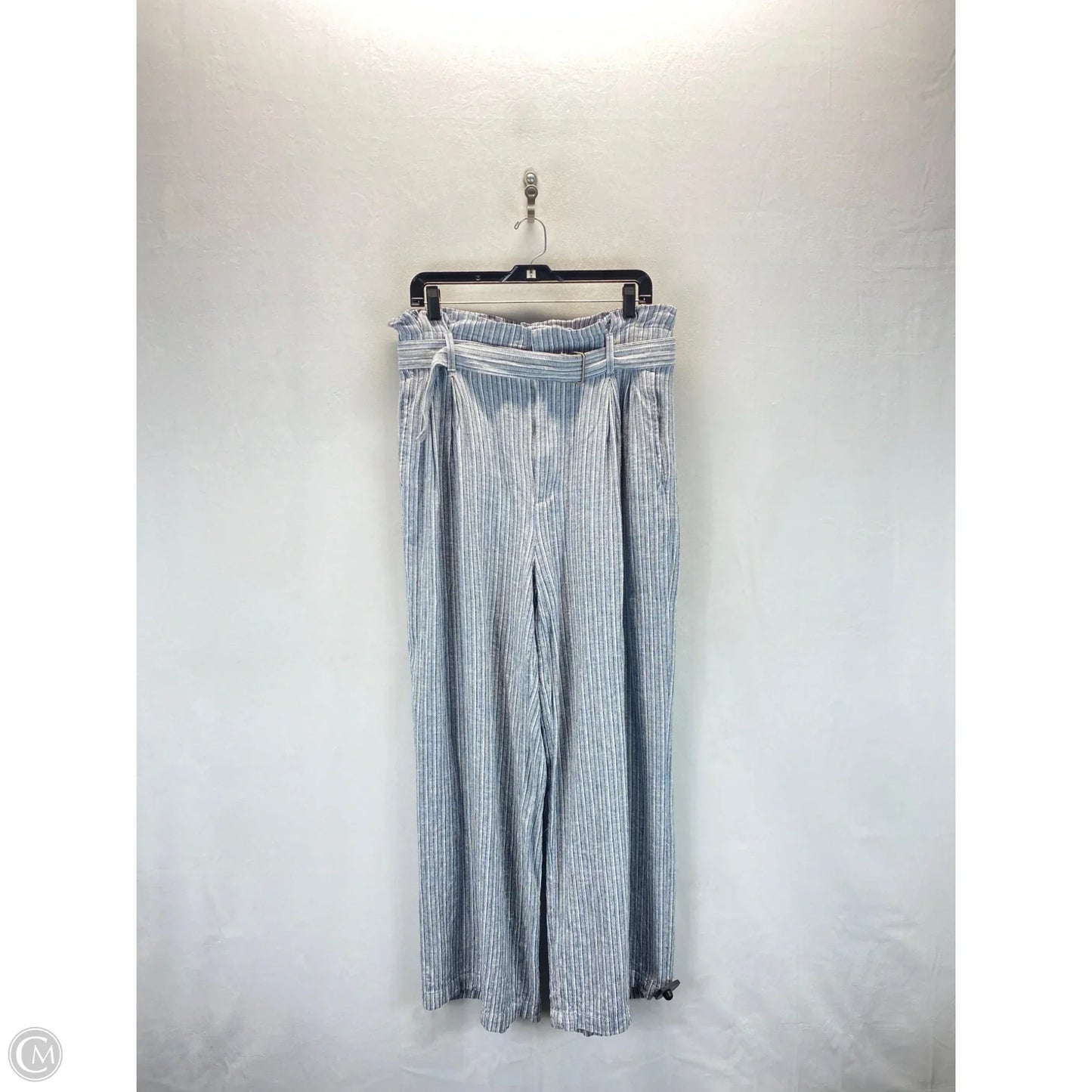 Pants Linen By Banana Republic In Striped Pattern, Size: 16