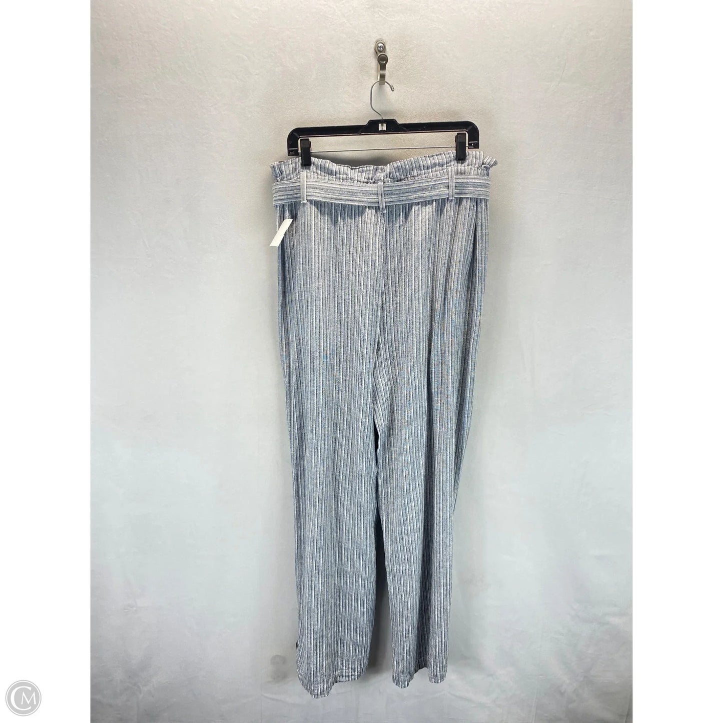 Pants Linen By Banana Republic In Striped Pattern, Size: 16