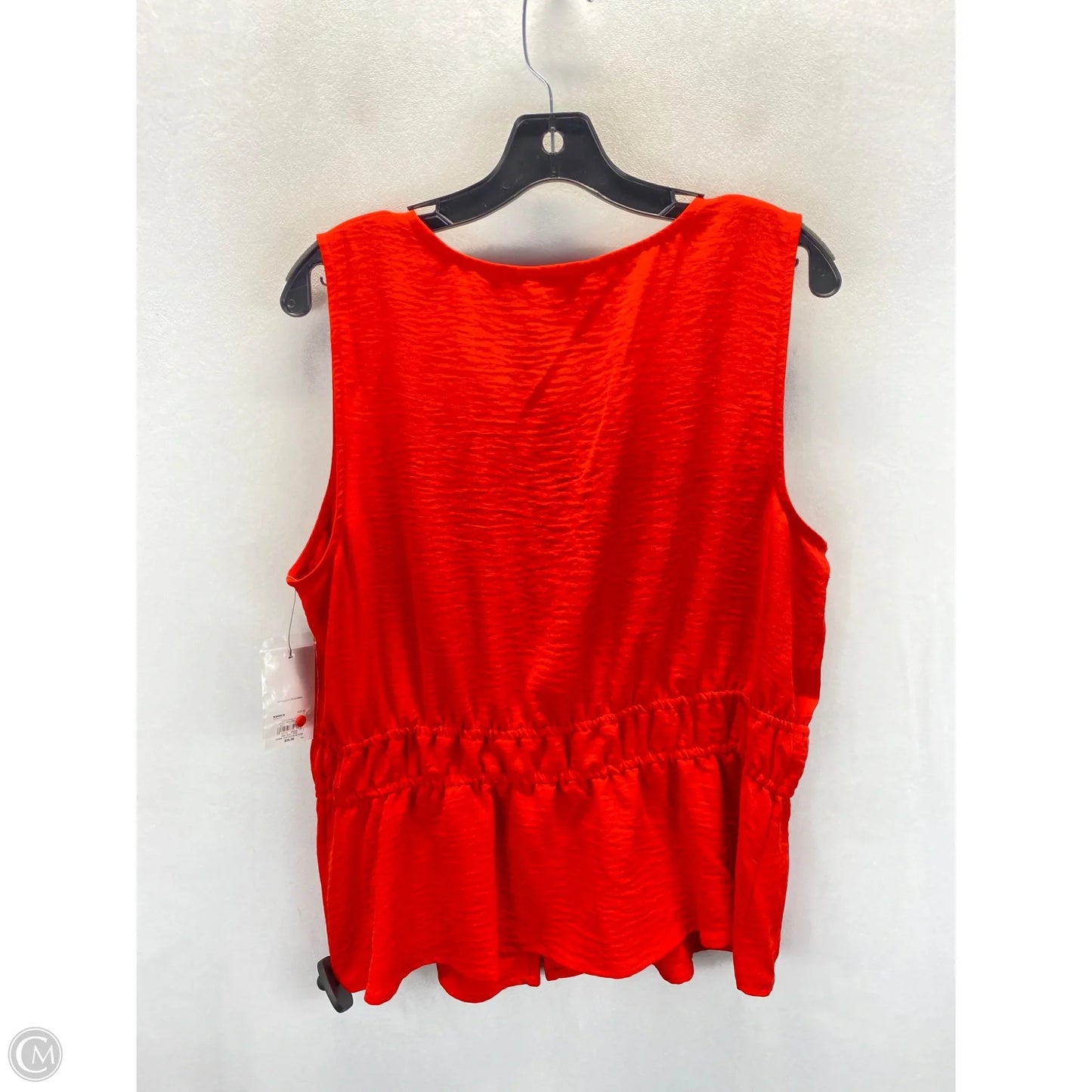 Top Sleeveless By Nine West In Red, Size: Xl