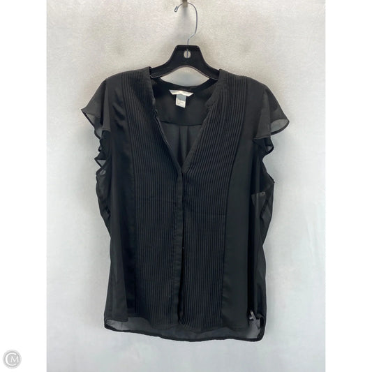 Top Sleeveless By H&m In Black, Size: 12