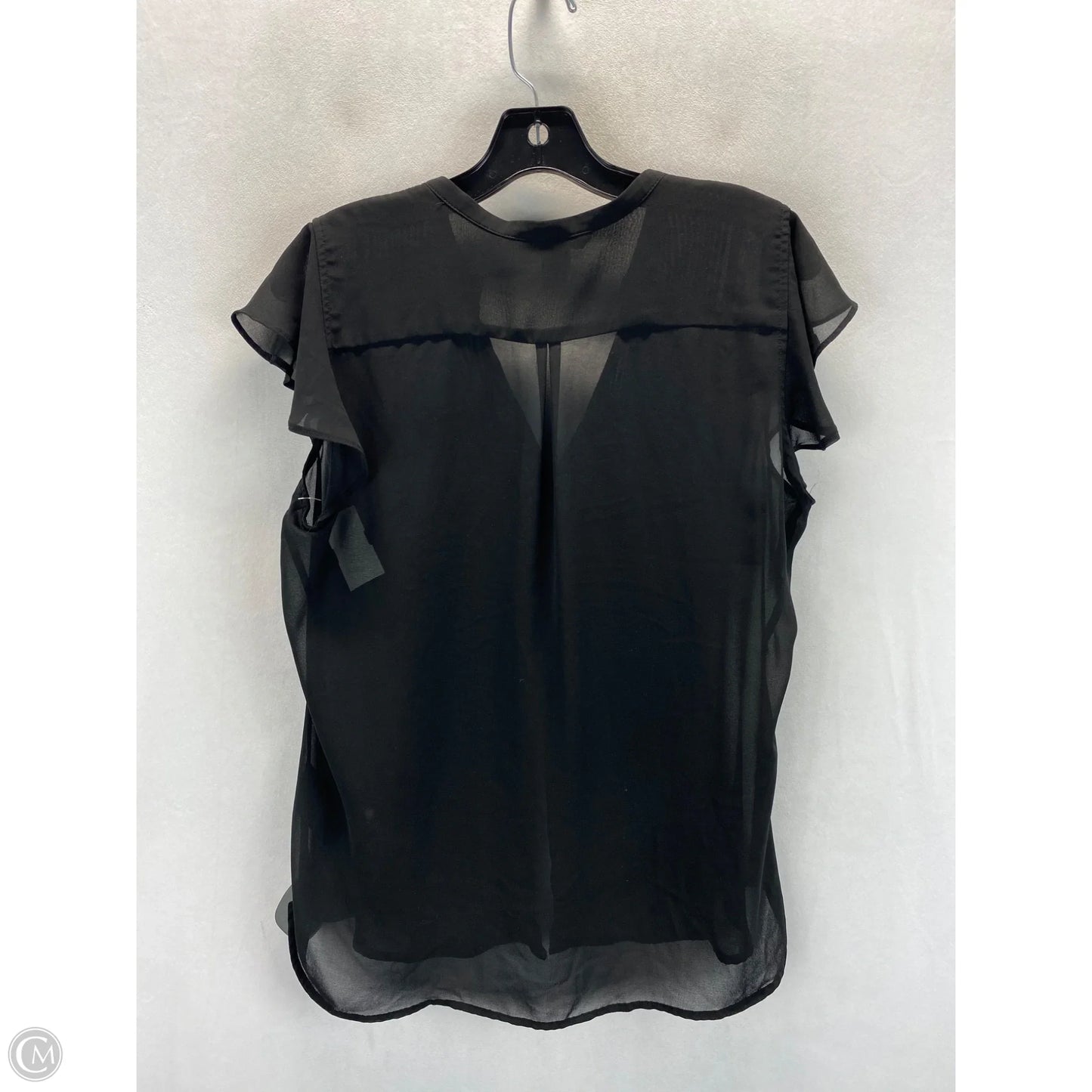 Top Sleeveless By H&m In Black, Size: 12