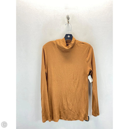 Top Long Sleeve By A New Day In Tan, Size: L