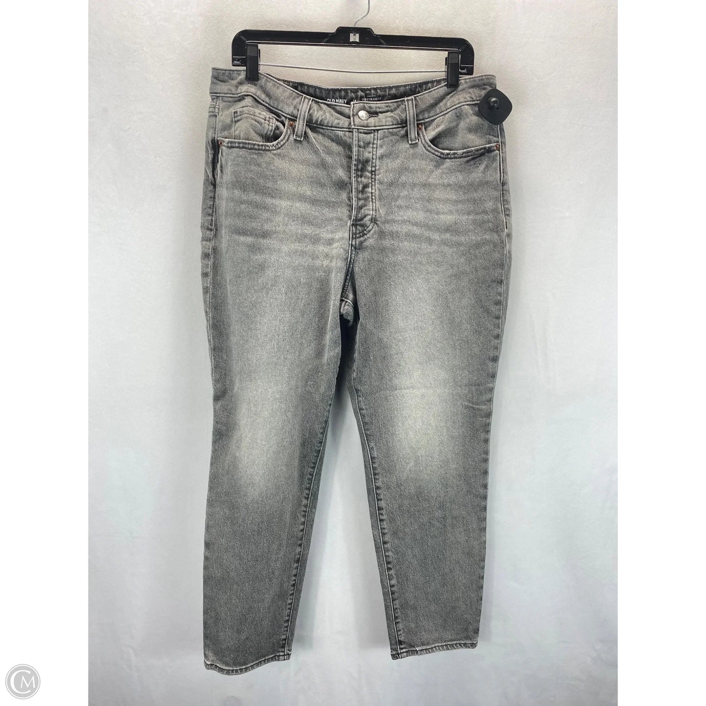 Jeans Skinny By Old Navy In Grey, Size: 14