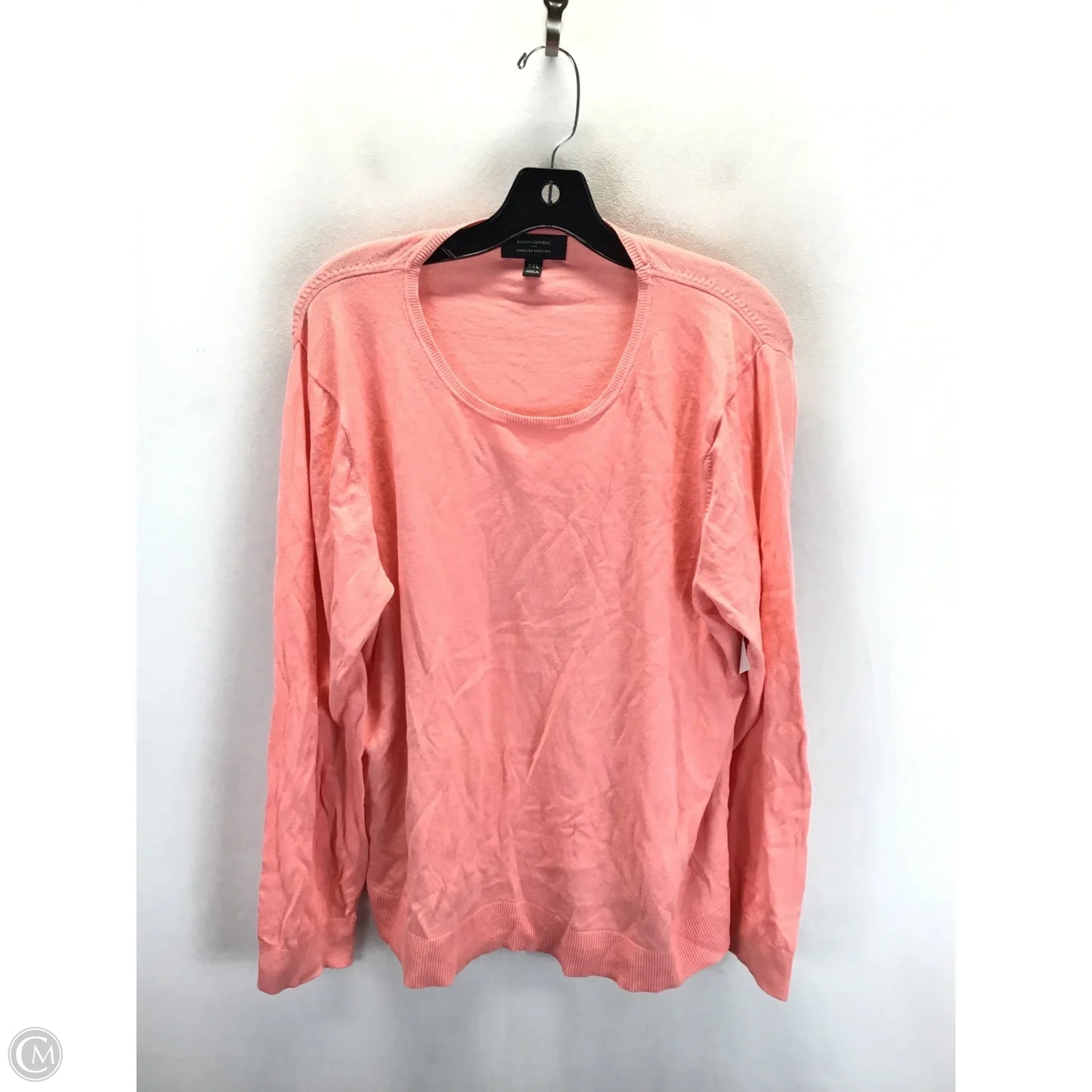 Sweater By Banana Republic In Peach, Size: Xxl
