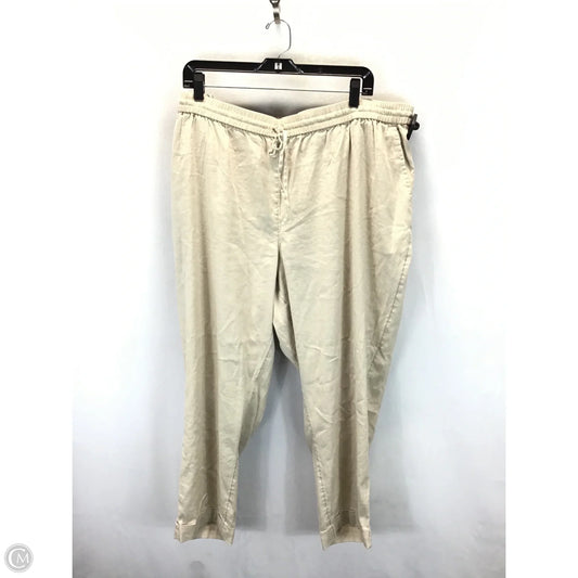 Pants Dress By Loft In Tan, Size: 22