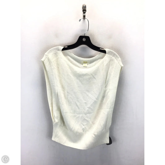 Vest Sweater By Maeve In Cream, Size: S