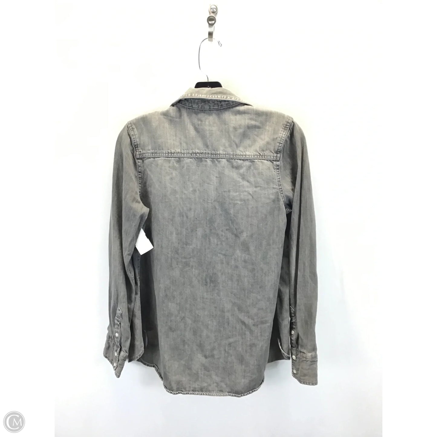 Top Long Sleeve By Merona In Grey, Size: S