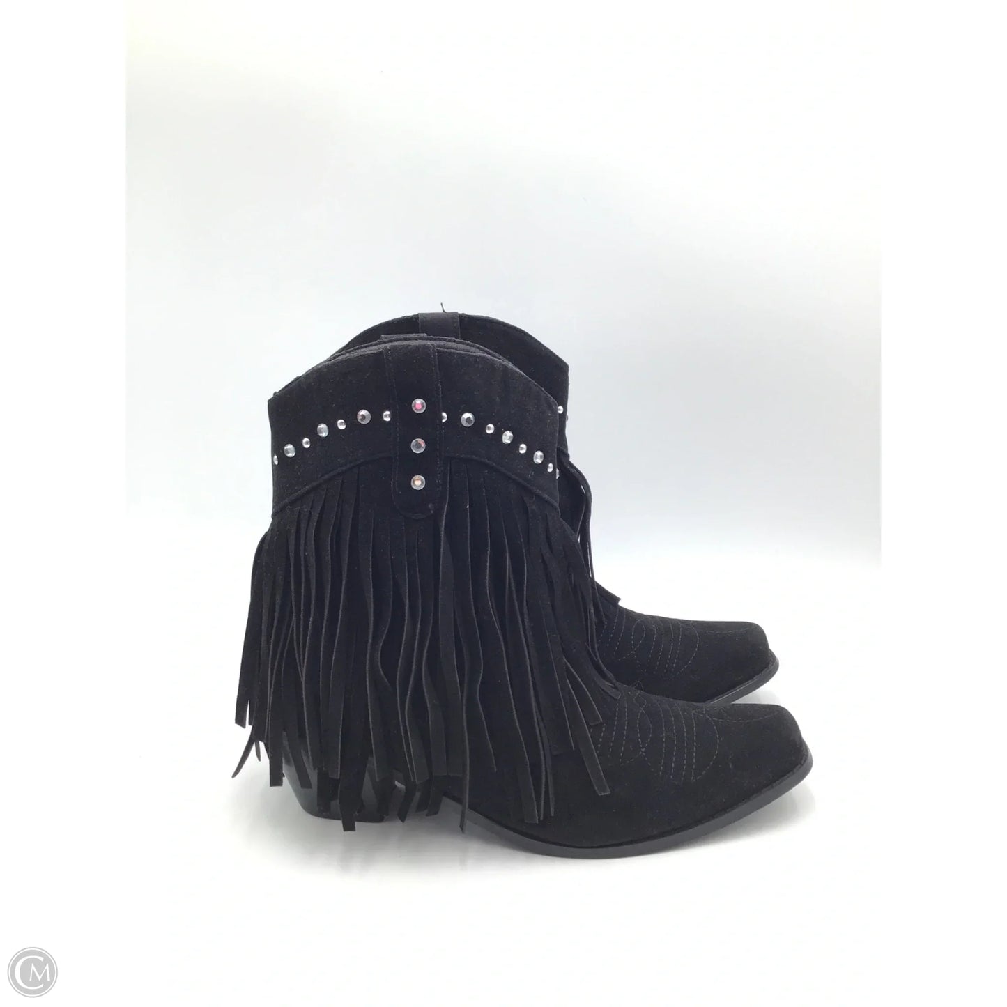 Boots Western By Clothes Mentor In Black, Size: 12