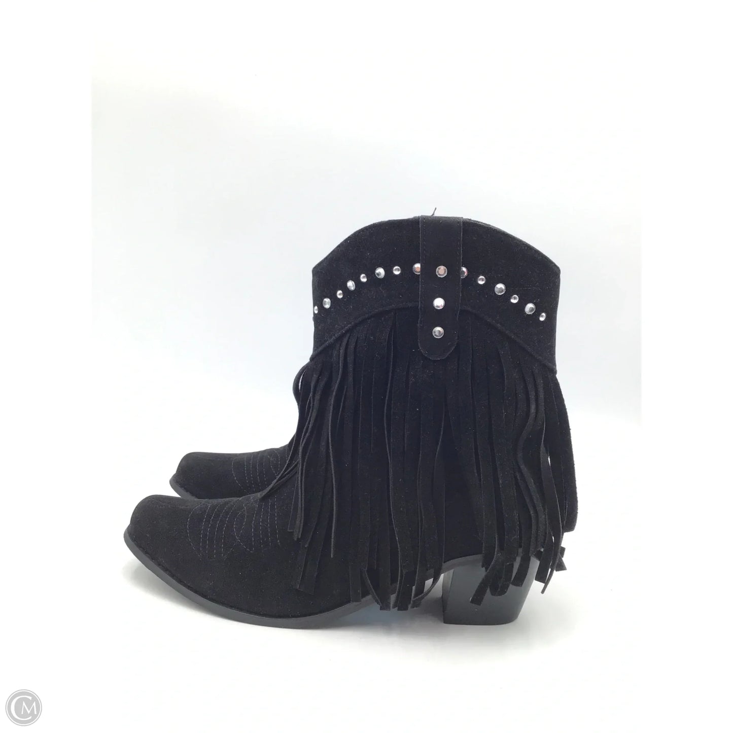 Boots Western By Clothes Mentor In Black, Size: 12