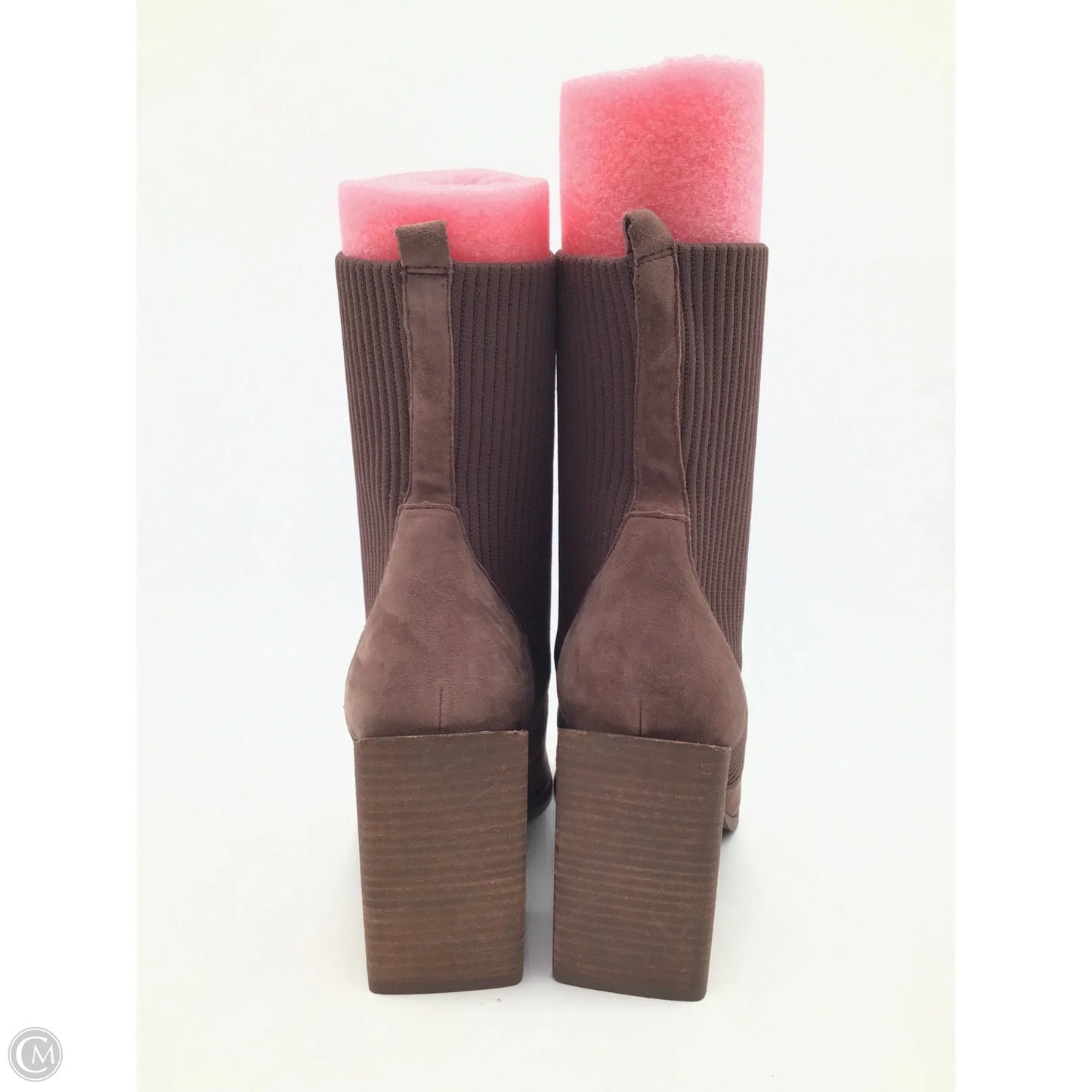 Boots Ankle Heels By Steve Madden In Brown, Size: 10