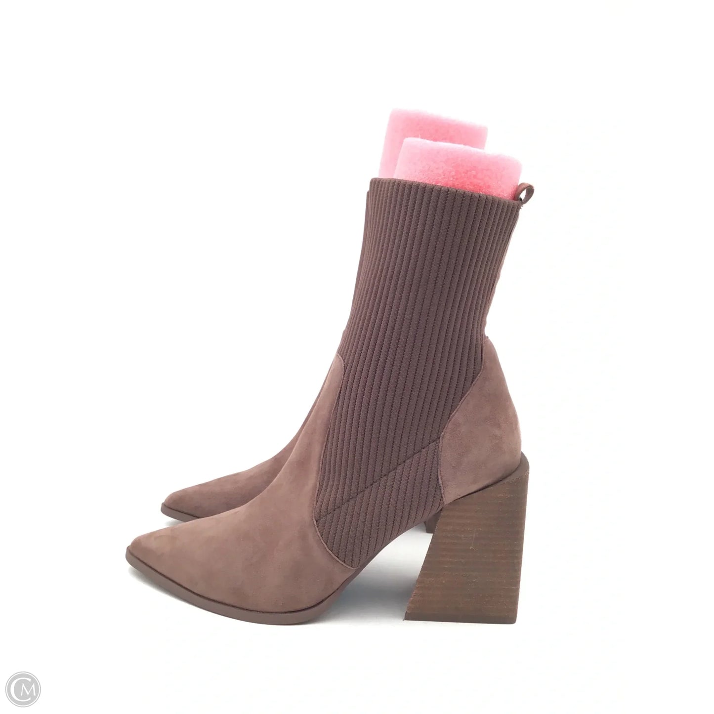 Boots Ankle Heels By Steve Madden In Brown, Size: 10