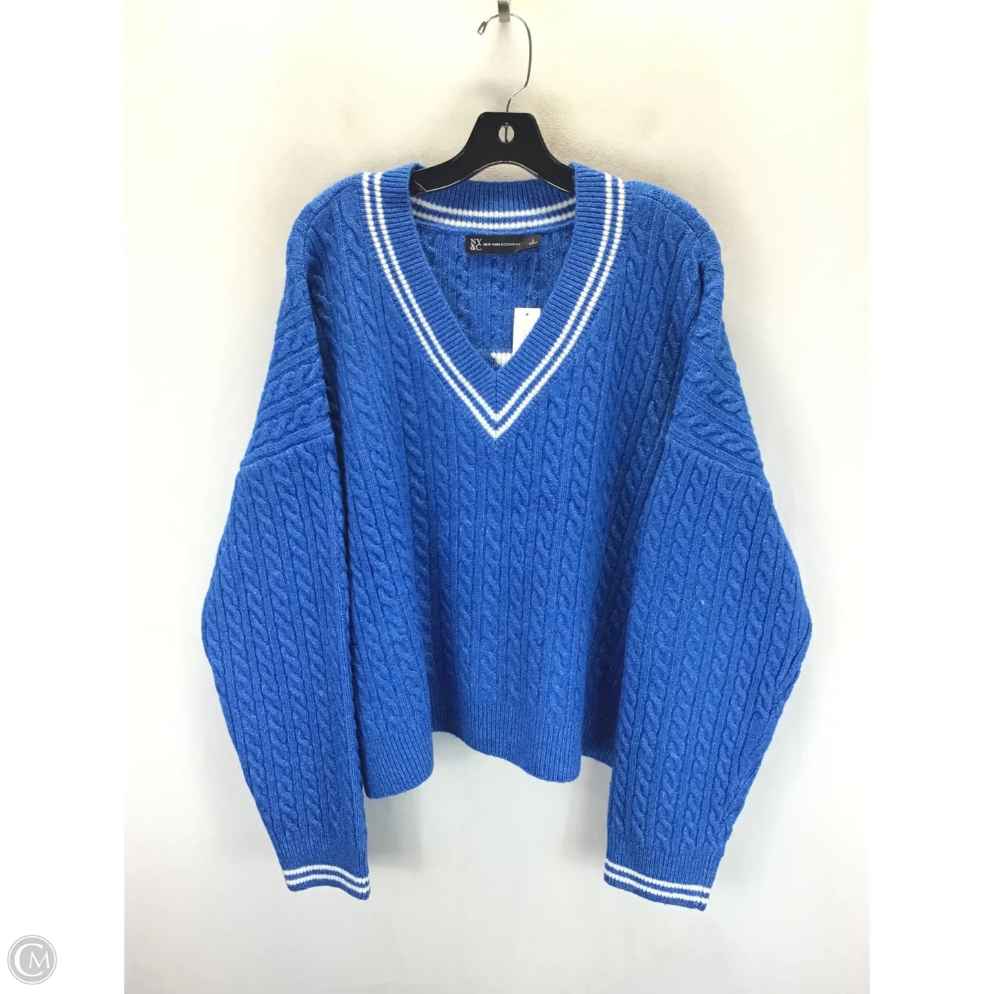 Sweater By New York And Co In Blue, Size: L