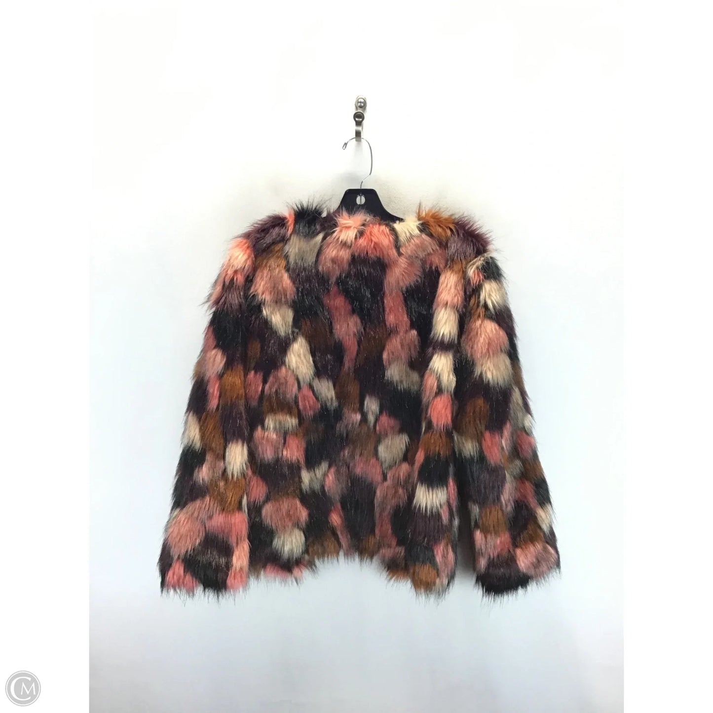 Coat Faux Fur & Sherpa By Fashion Nova In Multi-colored, Size: M