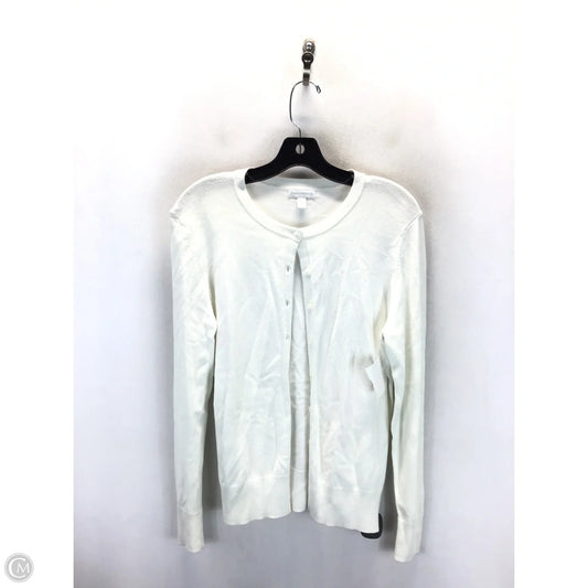Sweater By Charter Club In White, Size: M