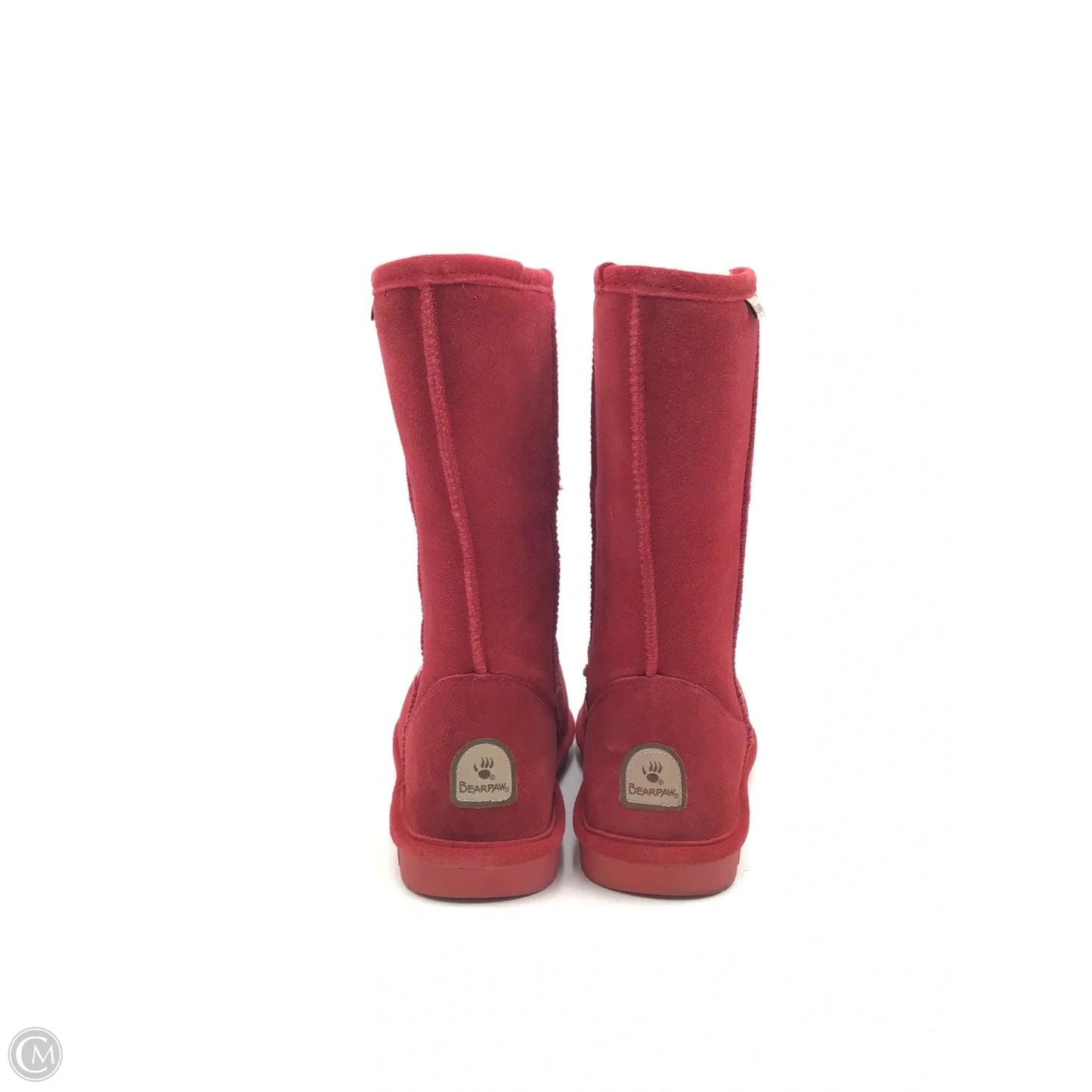Boots Mid-calf Flats By Bearpaw In Red, Size: 8